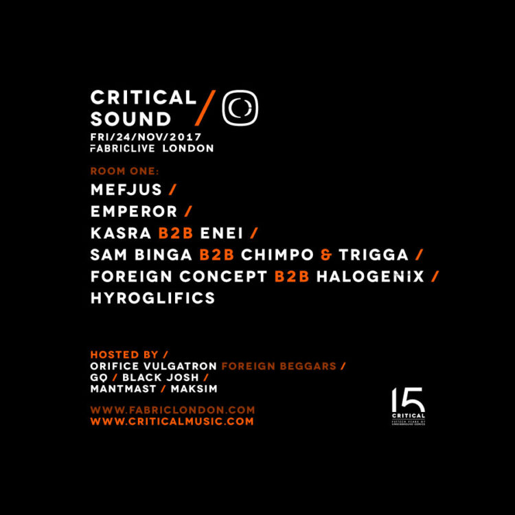 CRITICAL SOUND FABRICLIVE