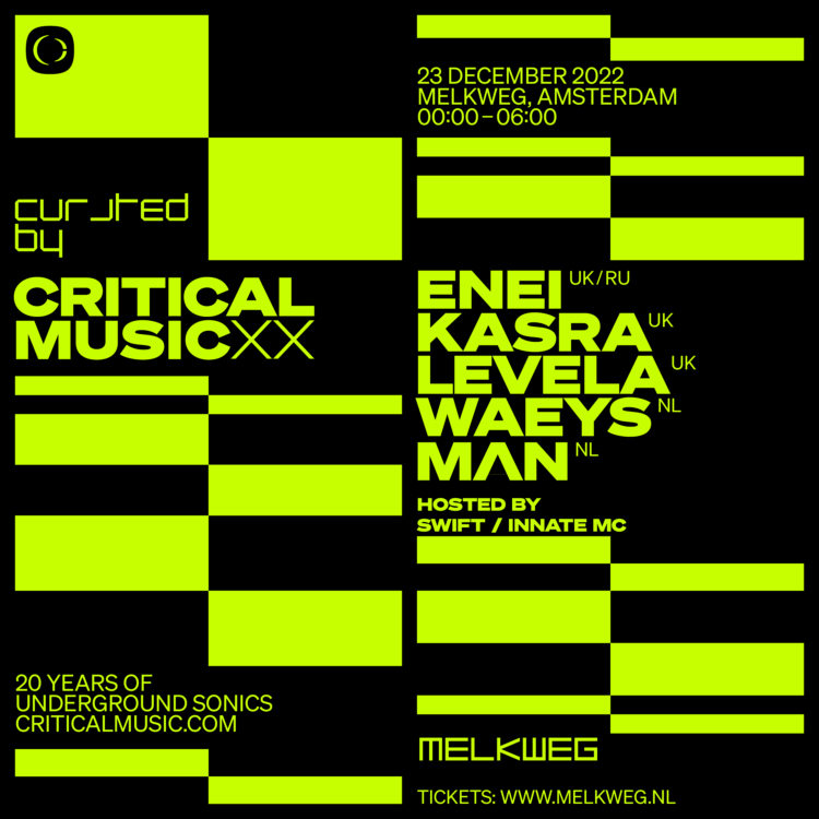 Curated By Critical Music XX – Amsterdam